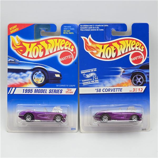 Hot Wheels 58 Corvette Pair
