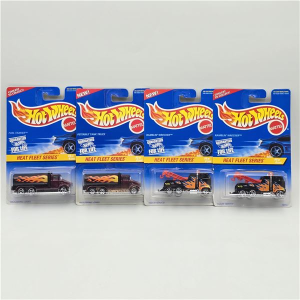 Hot Wheels Heat Fleet Lot of 4