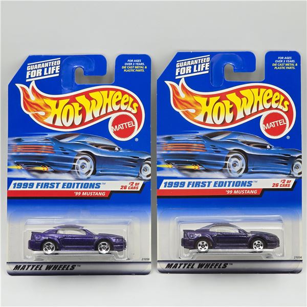 Hot Wheels Purple 99 Mustang Pair