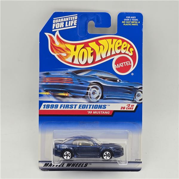 Hot Wheels Blue 99 Mustang