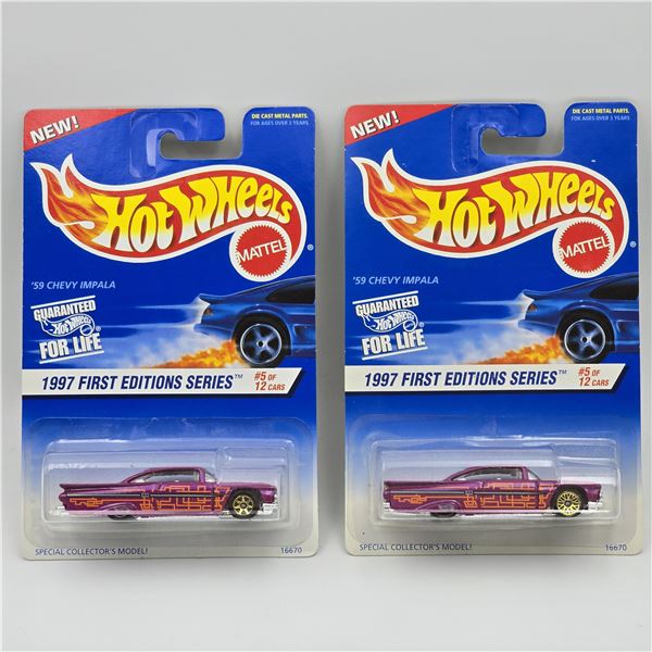 Hot Wheels 59 Chevy Impala Pair