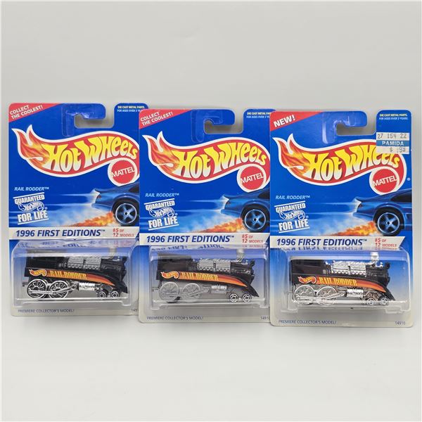 Hot Wheels Rail Rodder lot of 3