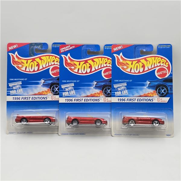 Hot Wheels Mustang GT lot of 3