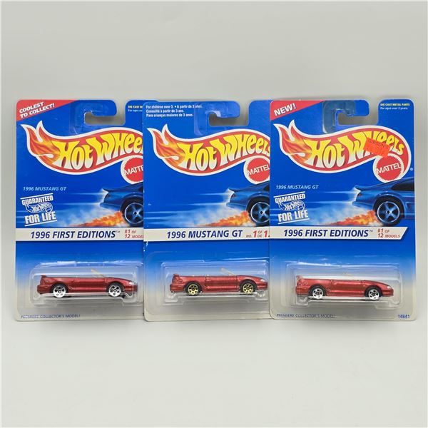 Hot Wheels Mustang GT lot of 3
