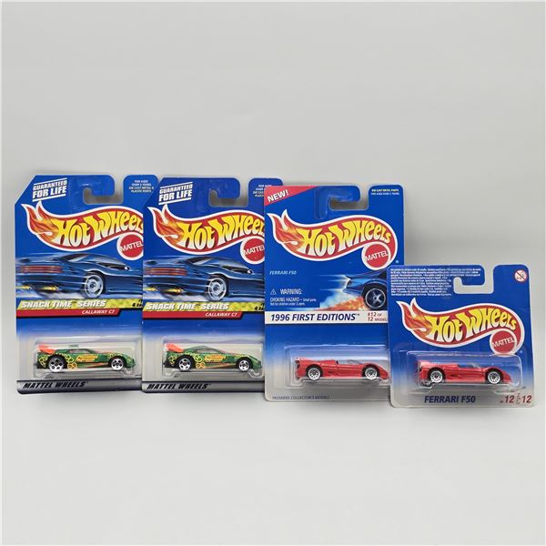 Hot Wheels Sport Cars lot of 4