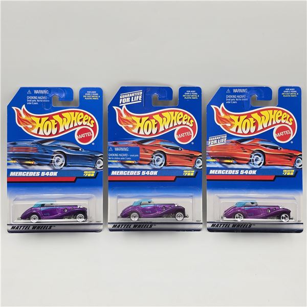 Hot Wheels Mercedes lot of 3