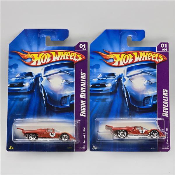Hot Wheels Ferrari 512M pair