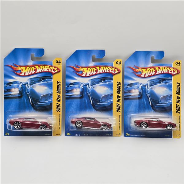 Hot Wheels 69 Mustang lot of 3