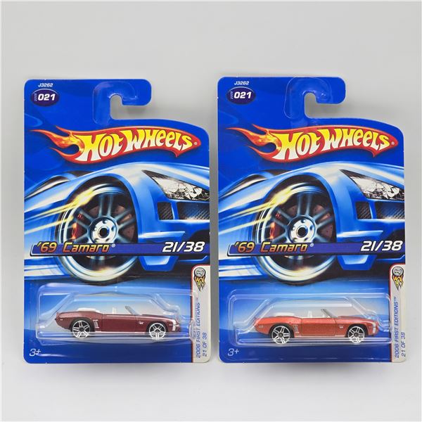 Hot Wheels 69 Camaro Pair