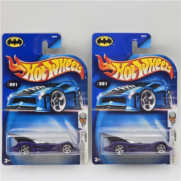 Hot Wheels 2004 Batmobile Pair
