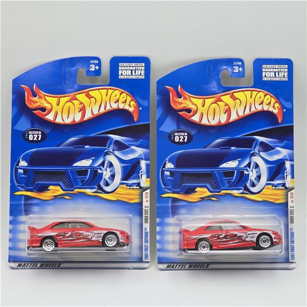 Hot Wheels Honda Civic Si Pair