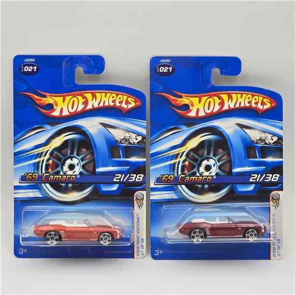 Hot Wheels 69 Camaro Pair