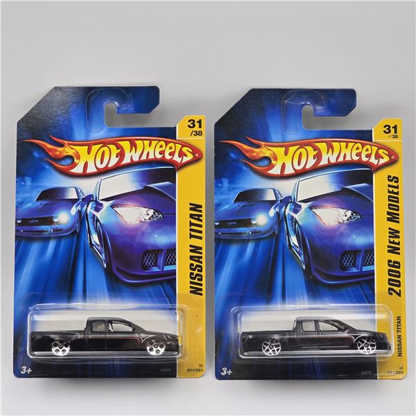 Hot Wheels Nissan Titan Pair