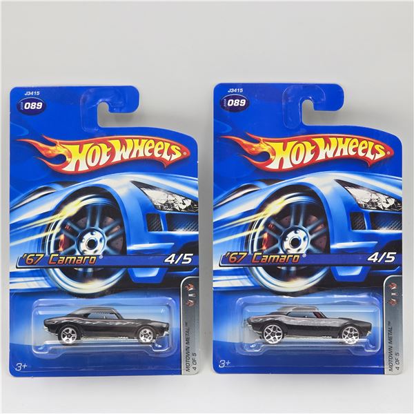 Hot Wheels 67 Camaro Pair