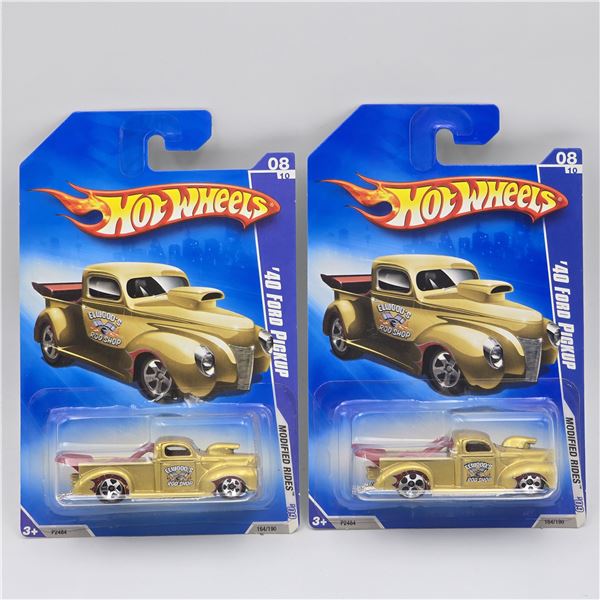 Hot Wheels 40 Ford Pickup Pair