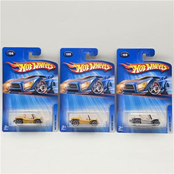 Hot Wheels Myers Manx lot of 3