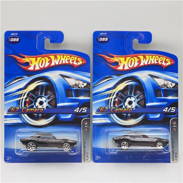 Hot Wheels 67 Camaro Pair