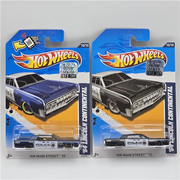 Hot Wheels 64 Conti Police Pair