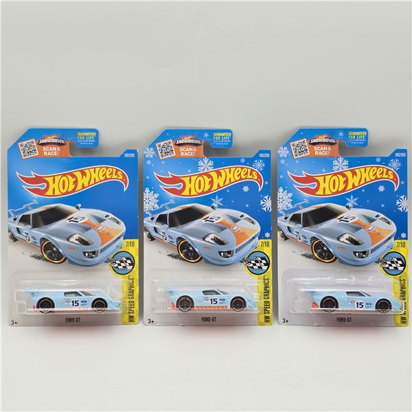 Hot Wheels Ford GT lot of 3