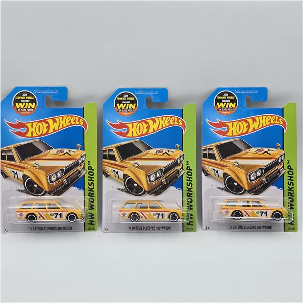 Hot Wheels Bluebird Wagon lot of 3