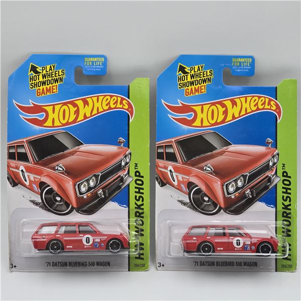 Hot Wheels Bluebird Wagon pair