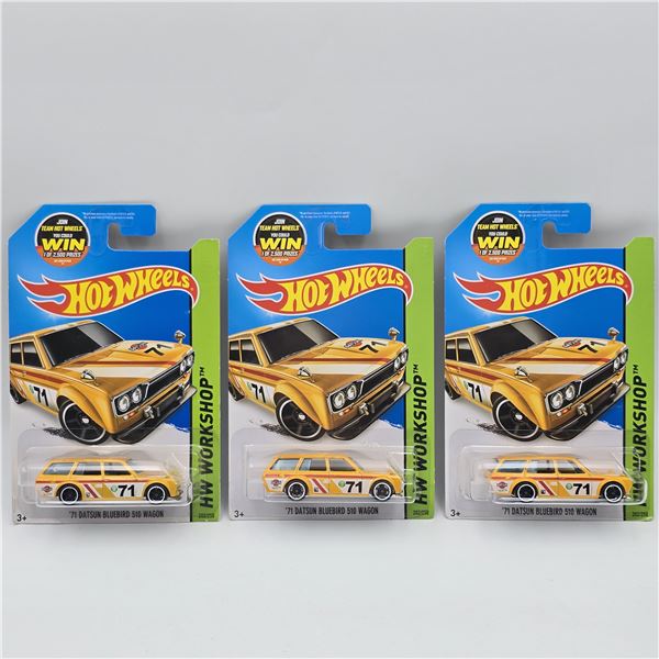 Hot Wheels Datsun Bluebirs lot of 3