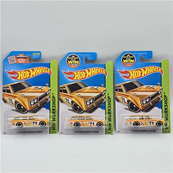 Hot Wheels Bluebird Wagon lot of 3