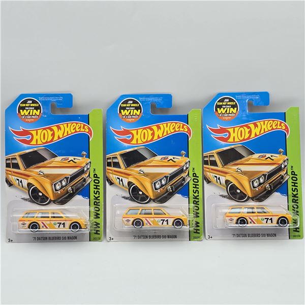 Hot Wheels Bluebird Wagon lot of 3