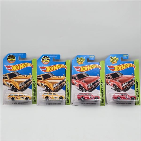 Hot Wheels Bluebird Wagon lot of 4