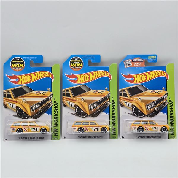 Hot Wheels Bluebird Wagon lot of 3
