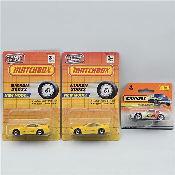Matchbox Nissan 300ZX lot of 3
