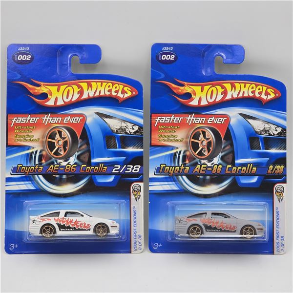 Hot Wheels Toyota Corolla Pair