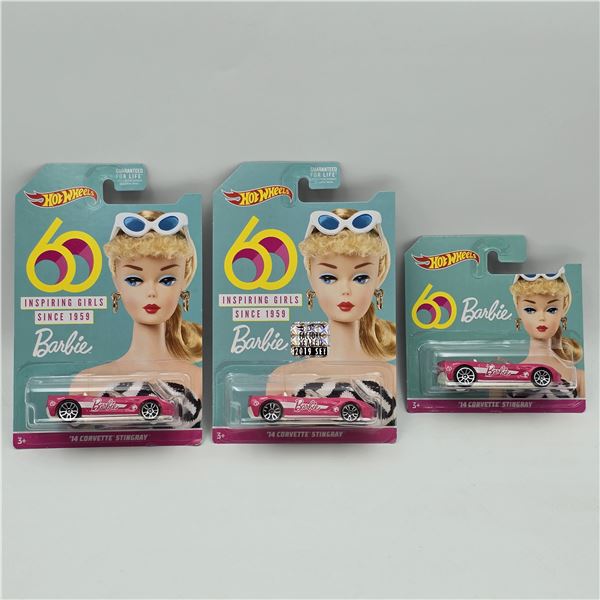 Hot Wheels Barbie lot of 3