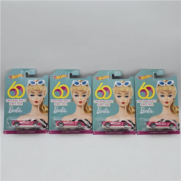 Hot Wheels Barbie lot of 4