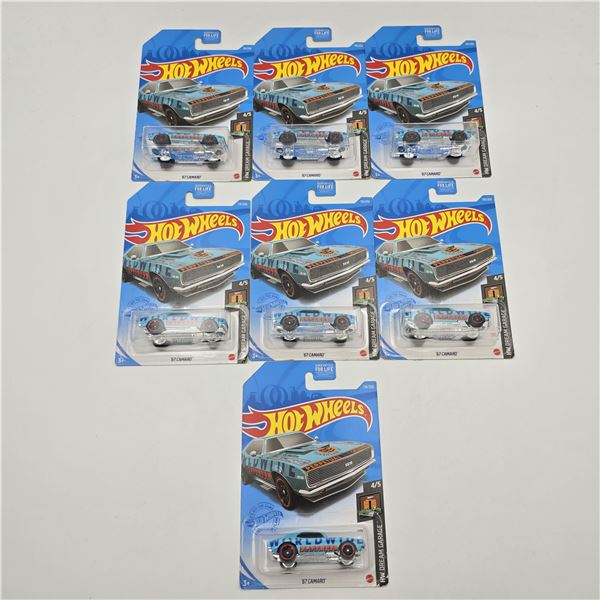 Hot Wheels 67 Camaro lot of 7