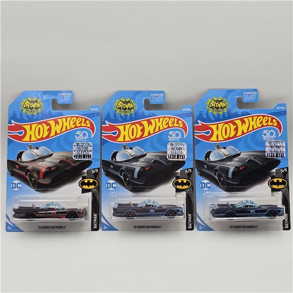 Hot Wheels 66 Batmobile lot of 3