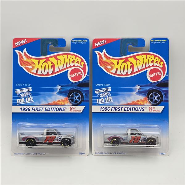 Hot Wheels Chevy 1500 Pair