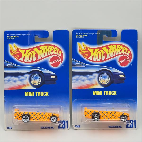 Hot Wheels Mini Truck Pair