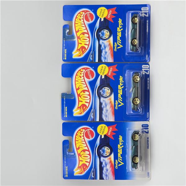 Hot Wheels Dodge Viper lot of 3
