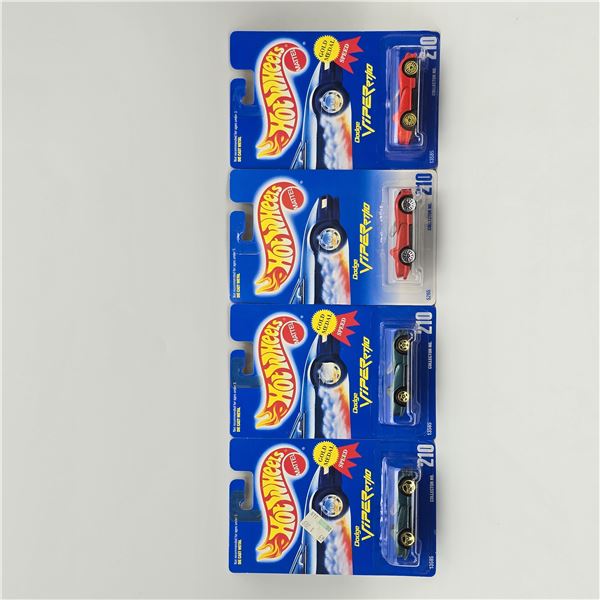 Hot Wheels Dodge Viper lot of 4