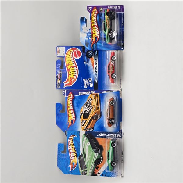 Hot Wheels 4 car Error Lot