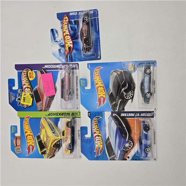 Hot Wheels Error Lot of 5