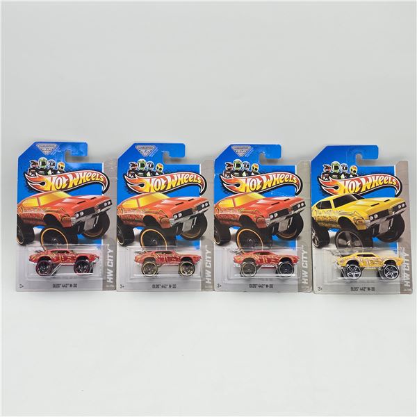 Hot Wheels Olds 442 lot of 4