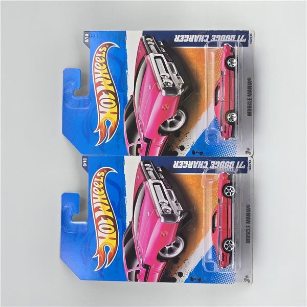 Hot Wheels 71 Dodge Charger Pair