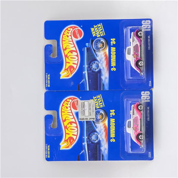 Hot Wheels 3-Window 34 Pair