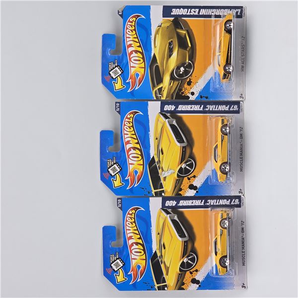 Hot Wheels Mixed Car lot of 3