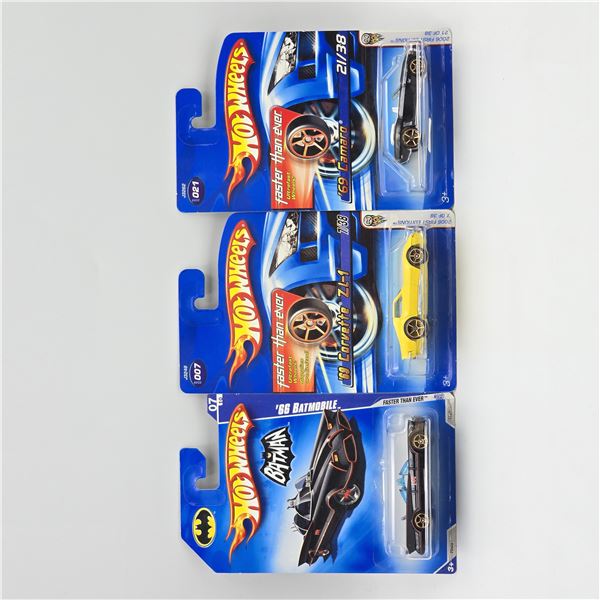 Hot Wheels Faster Than Ever lot of 3