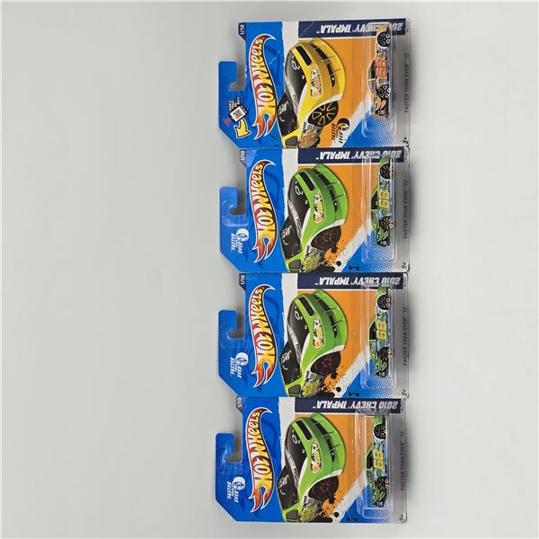 Hot Wheels 10 Chevy Impala lot of 4