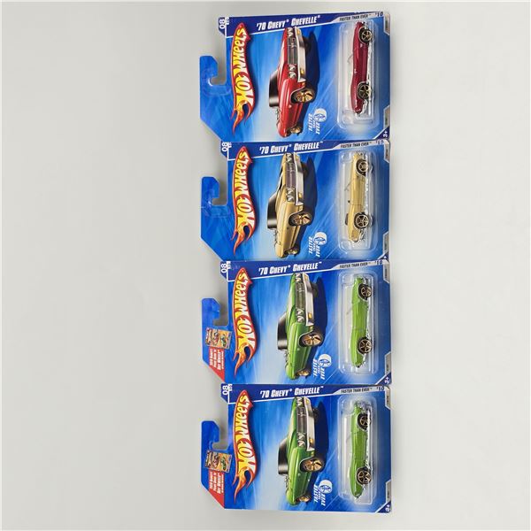 Hot Wheels 70 Chevy Chevelle Lot of 4