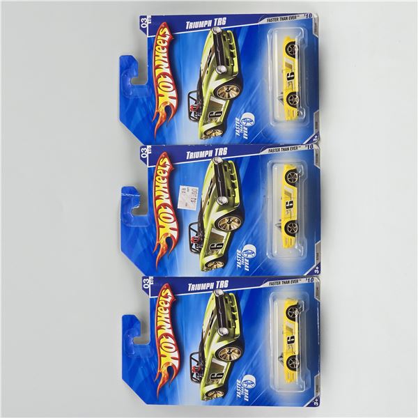 Hot Wheels Triumph TR6 lot of 3